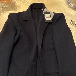 Billy Reid Herringbone Hendrick Overcoat